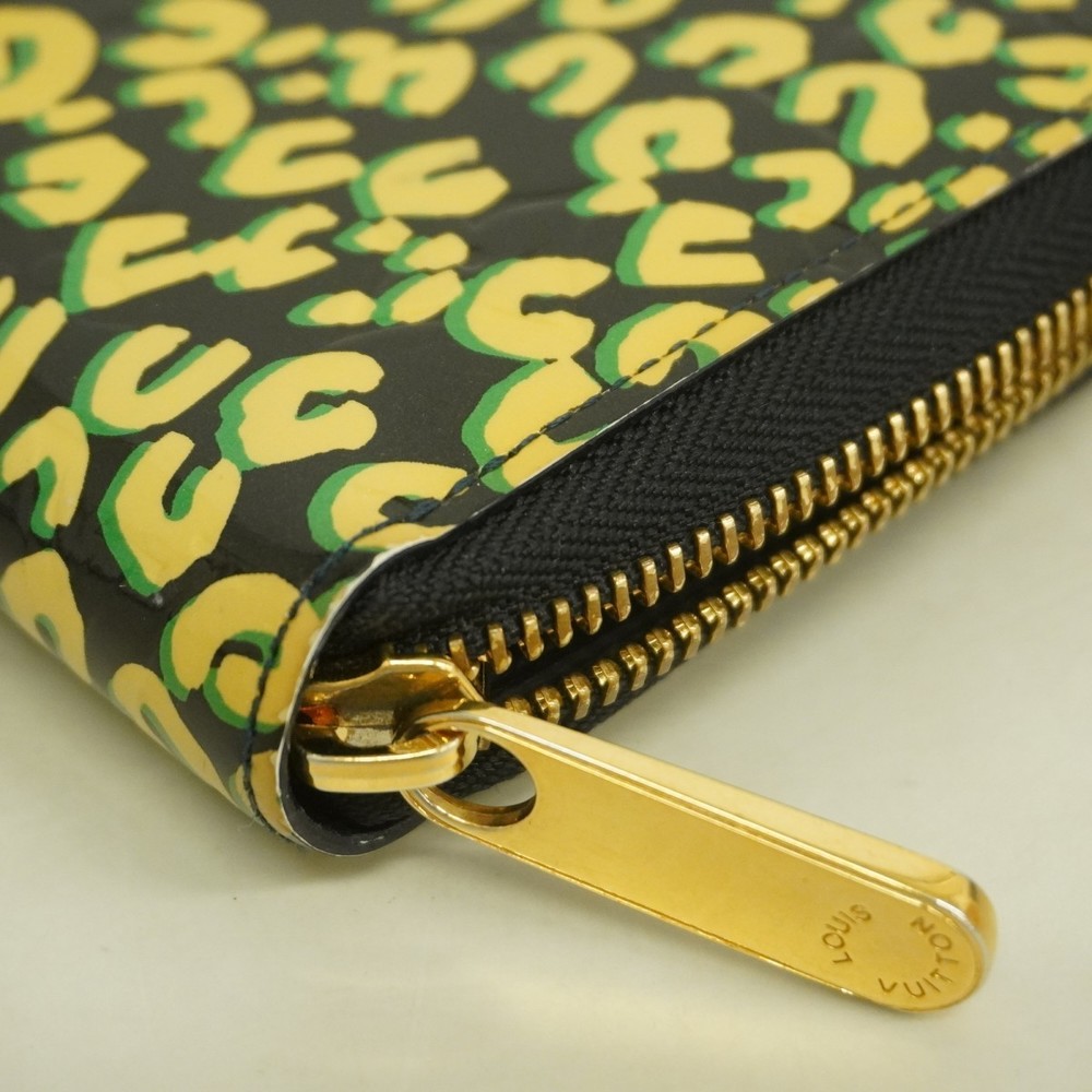 Louis Vuitton Vernis Leopard Zippy Wallet Blue Infini - Picture 6 of 10
